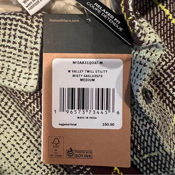 NWT The North Face Valley Twill Utility Shacket Size Medium - Picture 4 of 10